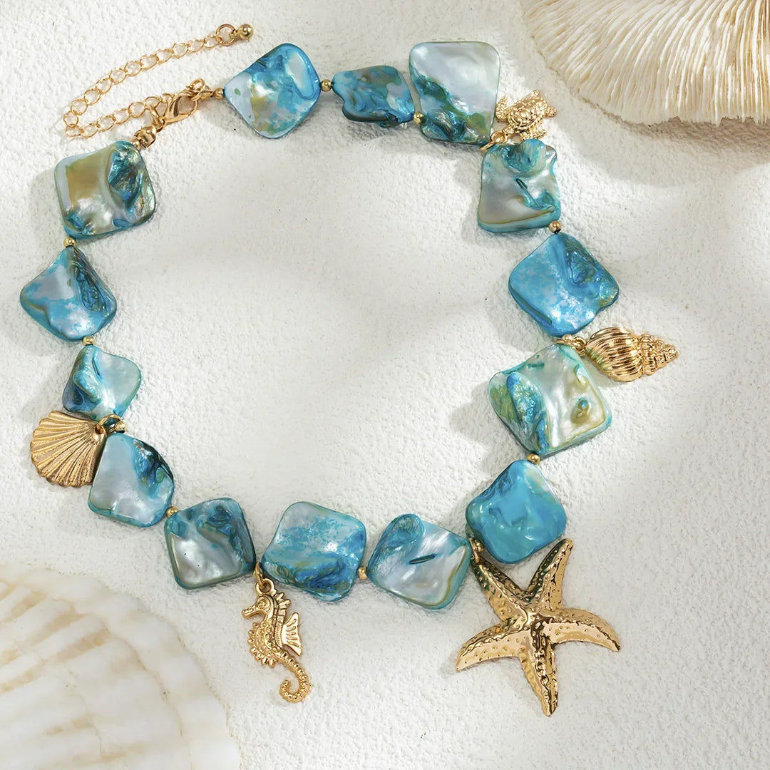 Collier Bleu Rêves de l'Océan