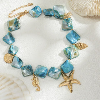Collier Bleu Rêves de l'Océan