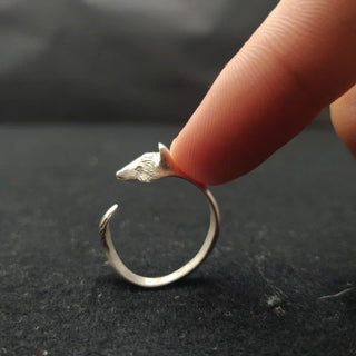 Bague Renard Argentée pour Femmes