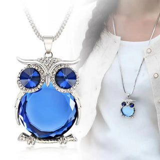 Pendentif Hibou en Cristal