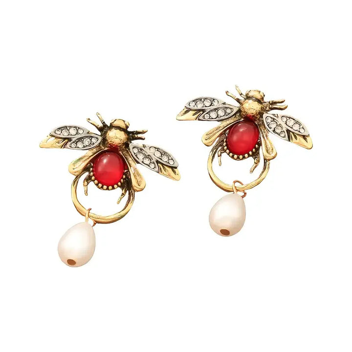 Boucles d'oreilles Vintage Abeille