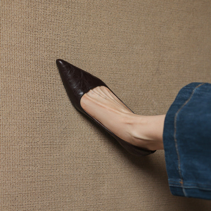 Michèle™ | Escarpins Élégants à Talon Bas