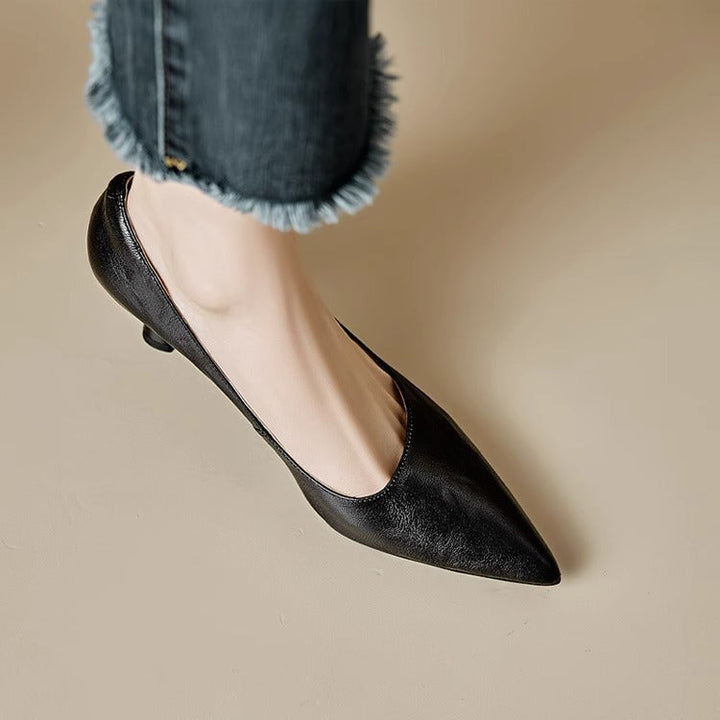 Michèle™ | Escarpins Élégants à Talon Bas