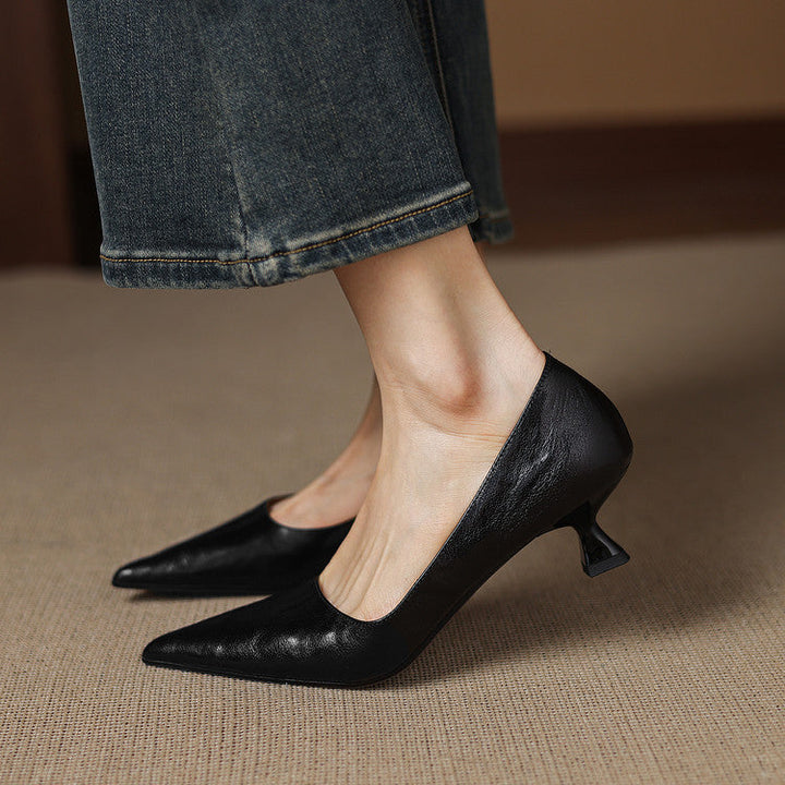 Michèle™ | Escarpins Élégants à Talon Bas