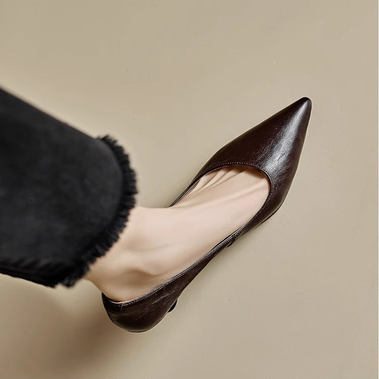 Michèle™ | Escarpins Élégants à Talon Bas