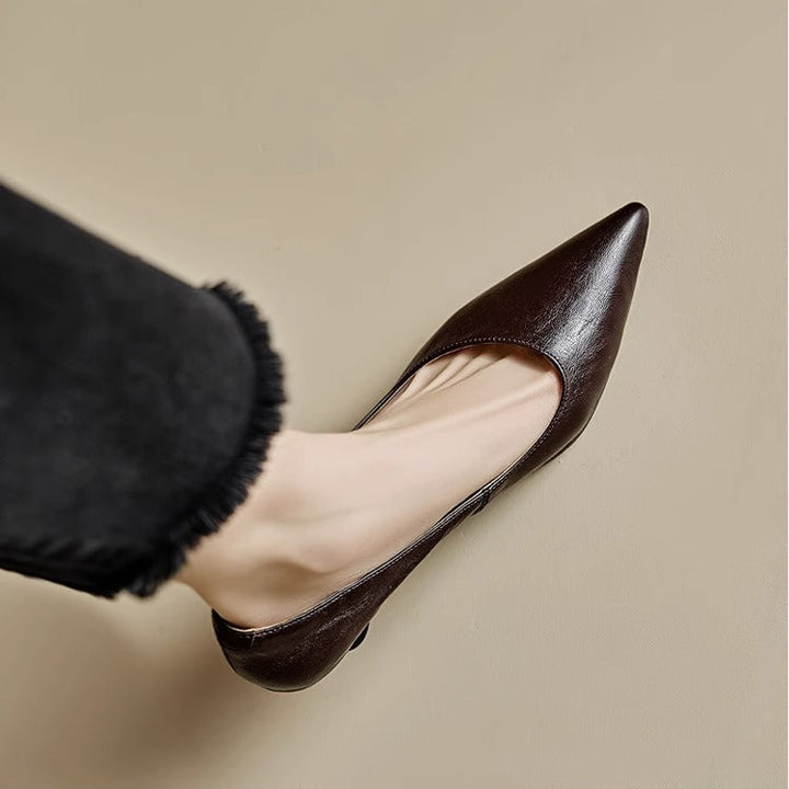 Michèle™ | Escarpins Élégants à Talon Bas