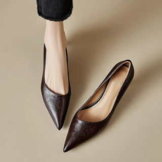 Michèle™ | Escarpins Élégants à Talon Bas