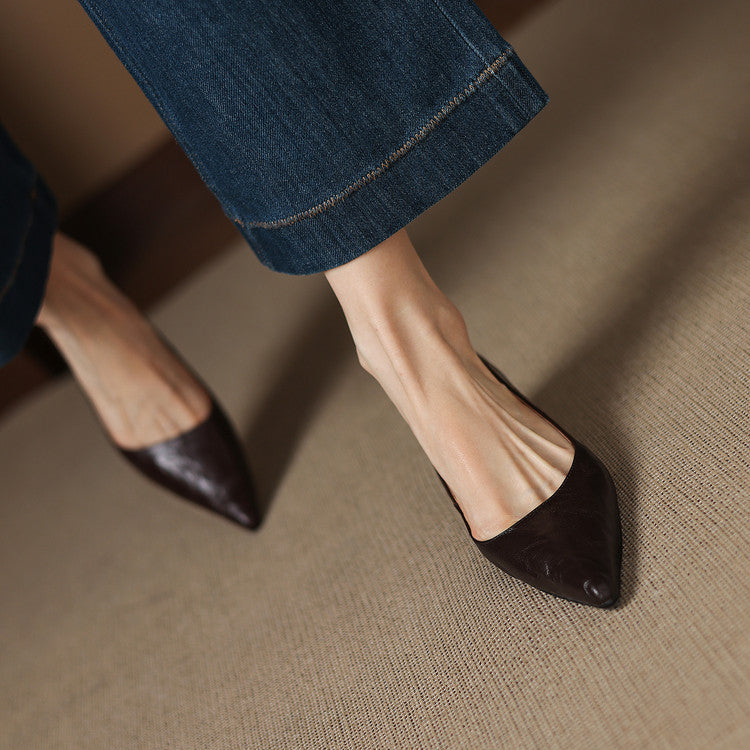 Michèle™ | Escarpins Élégants à Talon Bas