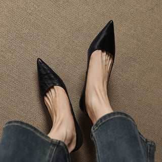 Michèle™ | Escarpins Élégants à Talon Bas