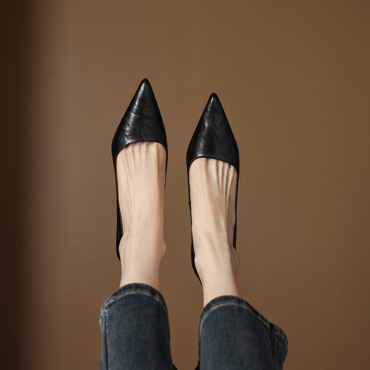Michèle™ | Escarpins Élégants à Talon Bas