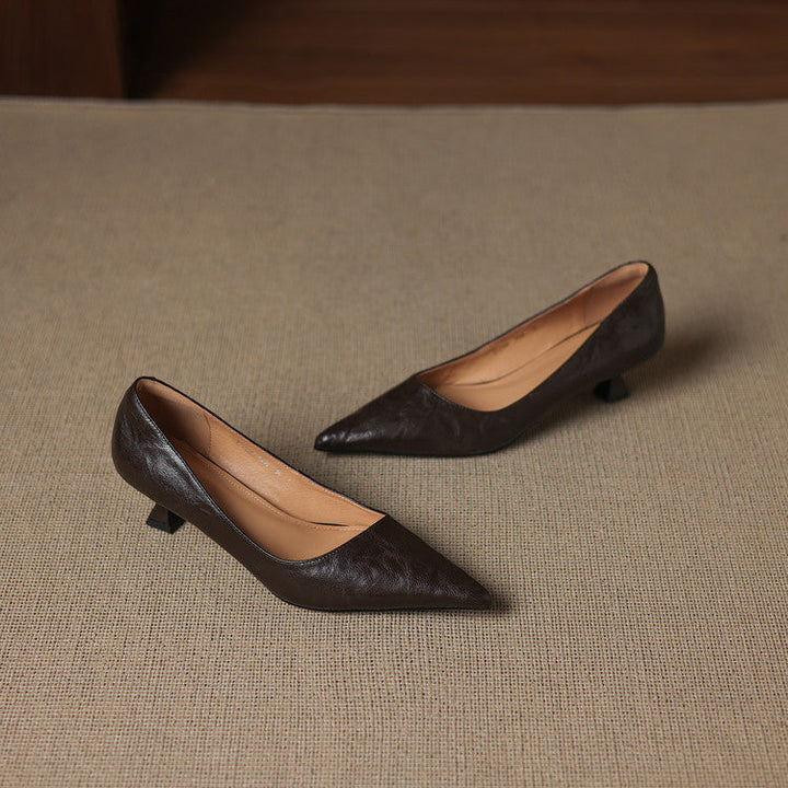 Michèle™ | Escarpins Élégants à Talon Bas