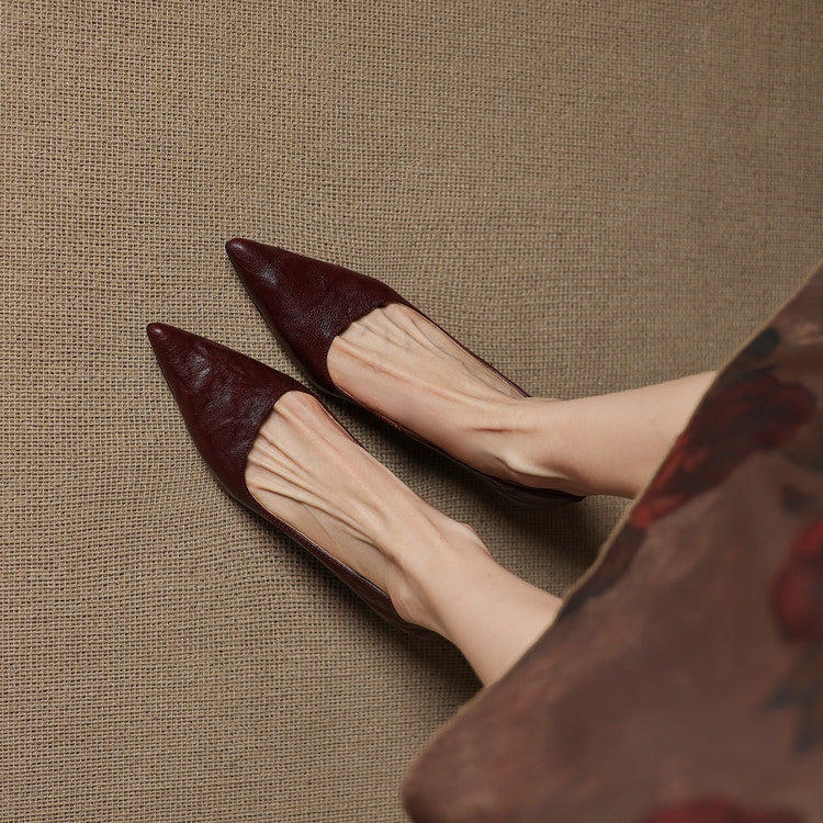 Michèle™ | Escarpins Élégants à Talon Bas