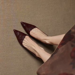 Michèle™ | Escarpins Élégants à Talon Bas