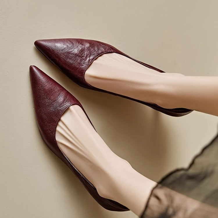Michèle™ | Escarpins Élégants à Talon Bas