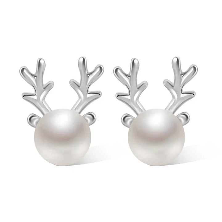 Boucles d'oreilles en perles de renne