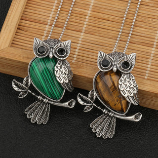 Pendentif Sagesse Hibou en Cristal