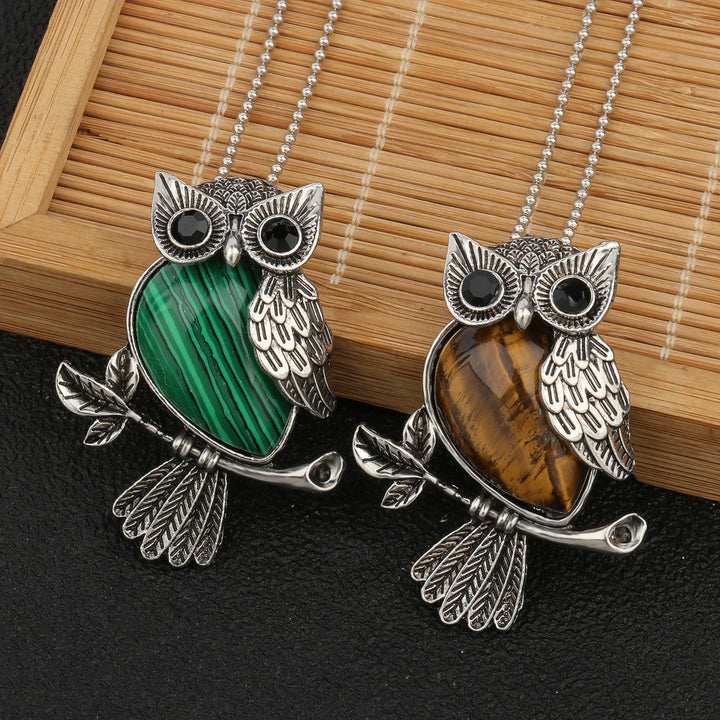 Pendentif Sagesse Hibou en Cristal