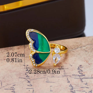 Bague Rêves de Papillon Bleu