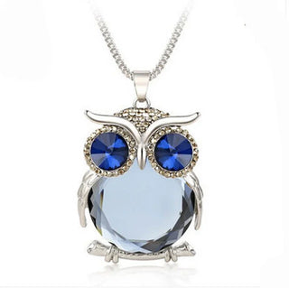Pendentif Hibou en Cristal