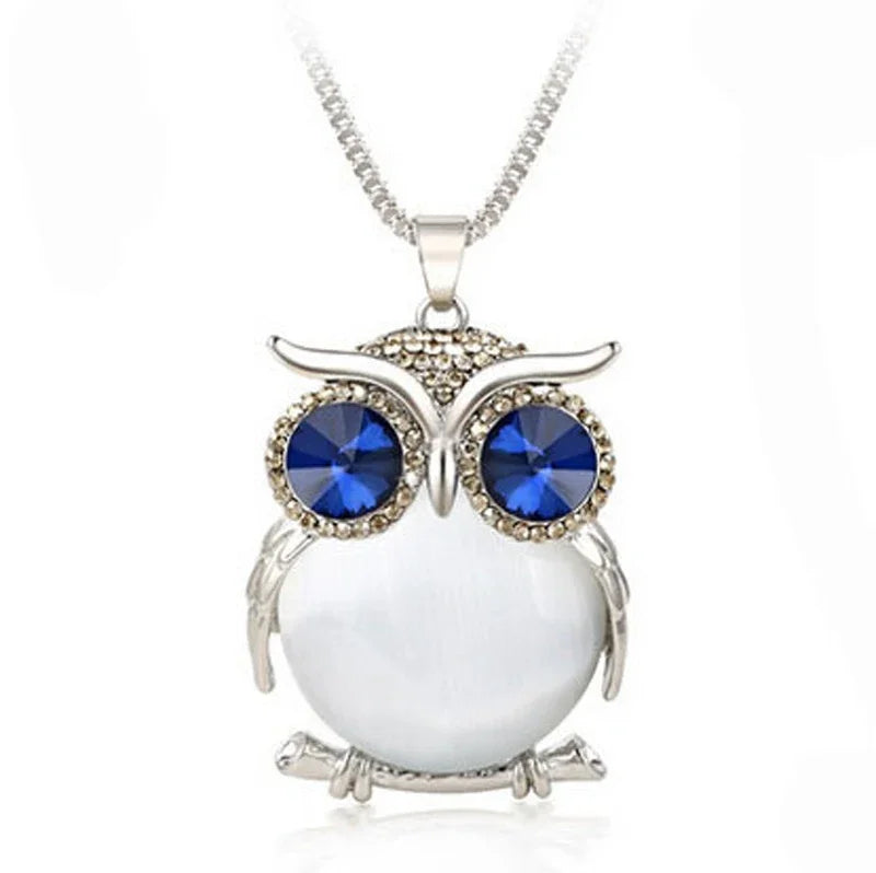 Pendentif Hibou en Cristal