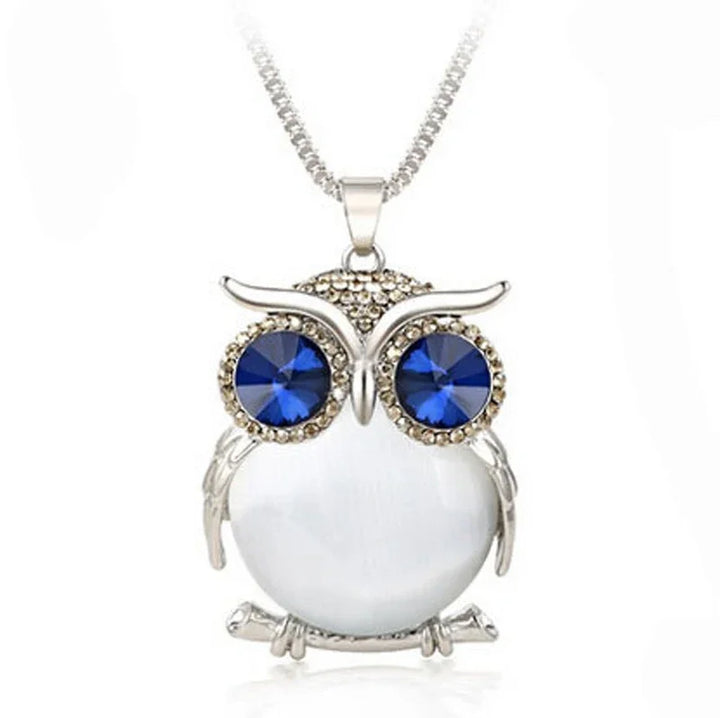 Pendentif Hibou en Cristal
