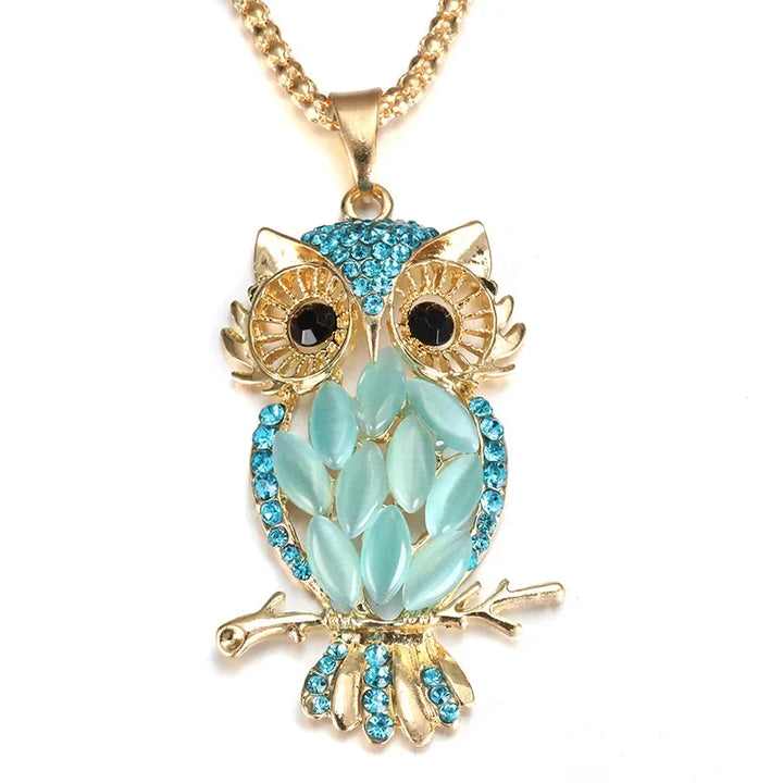 Collier de Chouette Dorée