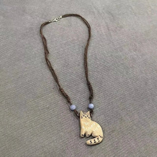 Collier Pendentif Chat Vintage Étoile