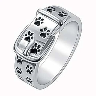 Collier Anneau Inspiré des Chiens, Mignon et Élégant