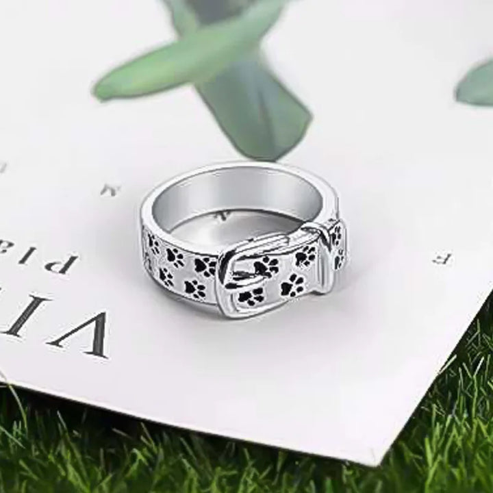 Collier Anneau Inspiré des Chiens, Mignon et Élégant