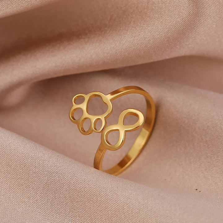 Bague Infini Ajustable – Acier Inoxydable