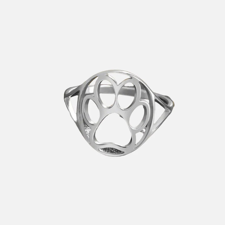 Bague Patte Ouverte en Acier Inoxydable – Légère et Élégante