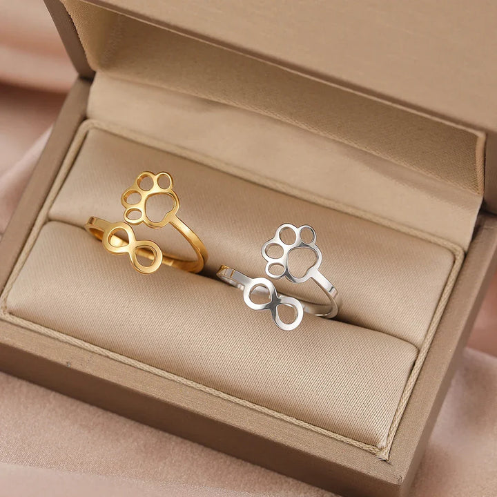 Bague Infini Ajustable – Acier Inoxydable