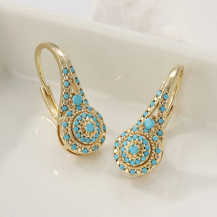 Boucles d'Oreilles Élégantes avec Perles