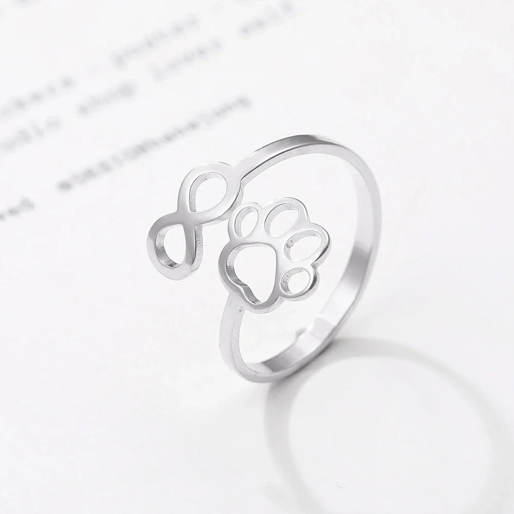 Bague Infini Ajustable – Acier Inoxydable