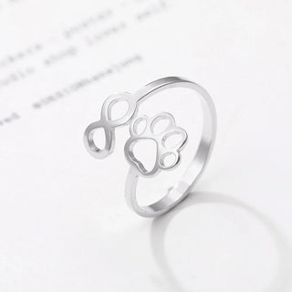 Bague Infini Ajustable – Acier Inoxydable