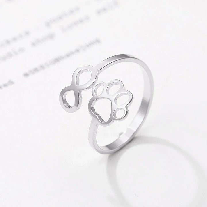 Bague Infini Ajustable – Acier Inoxydable