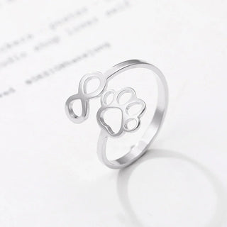 Bague Infini Ajustable – Acier Inoxydable