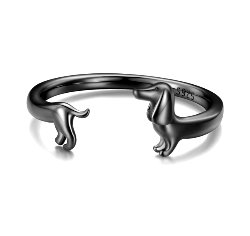Bague Enveloppante Teckel - Pour L'Amour De Votre Chien
