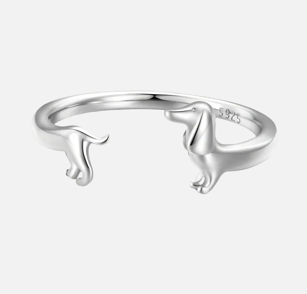 Bague Enveloppante Teckel - Pour L'Amour De Votre Chien