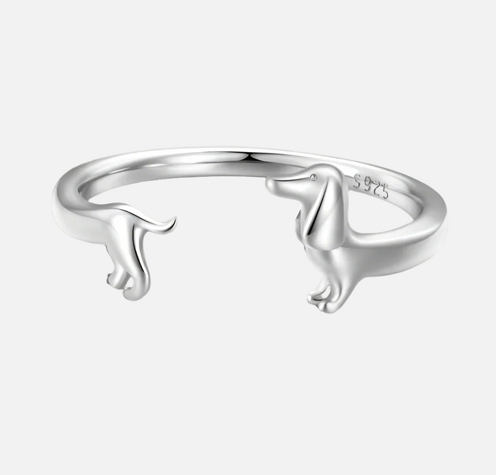 Bague Enveloppante Teckel - Pour L'Amour De Votre Chien