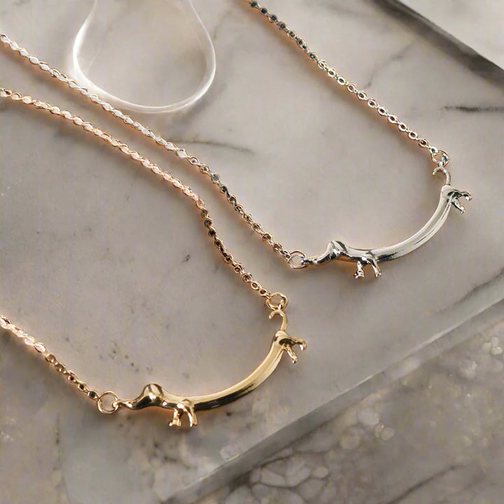 Collier en ton or de teckel