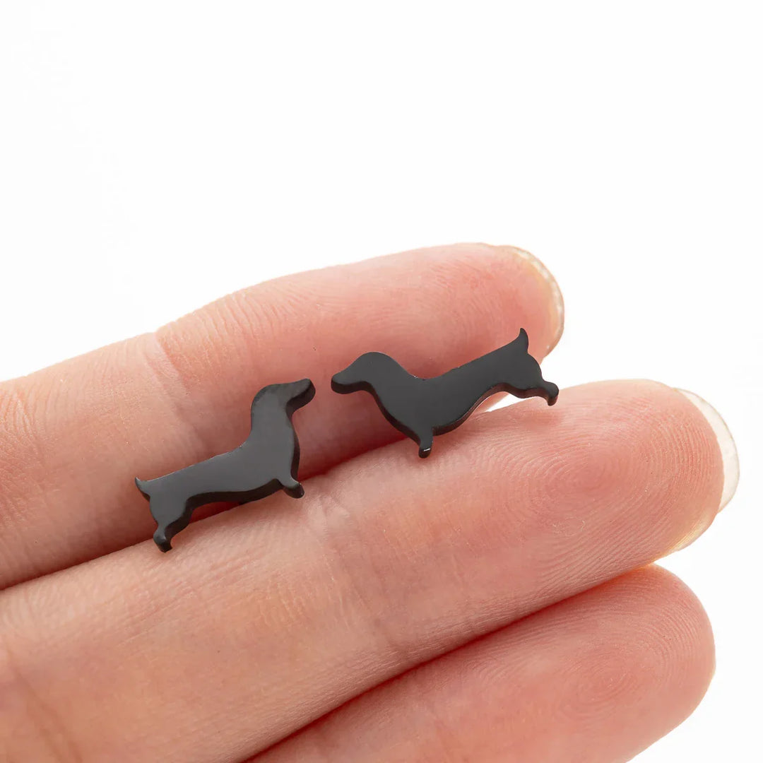 Boucles d'oreilles Stud Teckel
