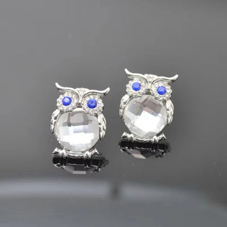 Pendentif Hibou en Cristal