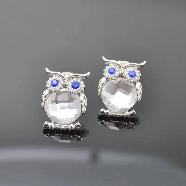 Pendentif Hibou en Cristal