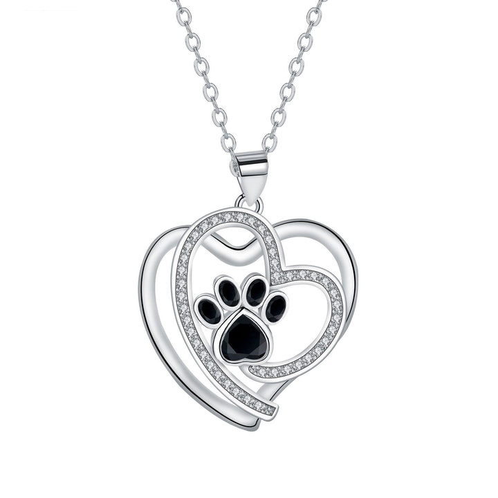 Collier Clavicule avec Motif de Patte Mignonne