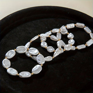 Ensemble de 4 Bracelets avec Perles