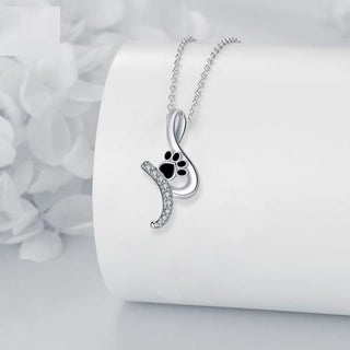 Collier Pendentif Empreinte de Patte Mignonne
