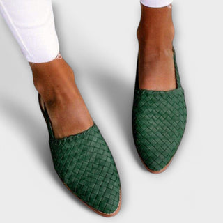 Colette™ | Mocassin à talon tressé