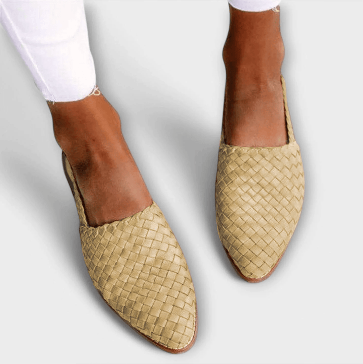 Colette™ | Mocassin à talon tressé