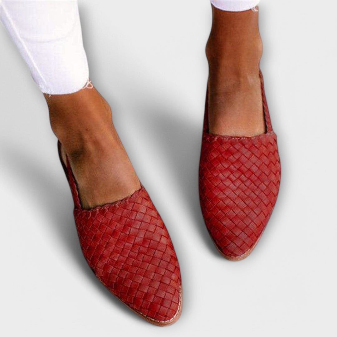Colette™ | Mocassin à talon tressé